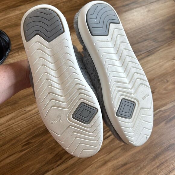 TOMS Womens Alpargata Mallow Mules Flats Slippers Grey Size 8.5 - Picture 4 of 5